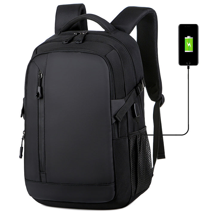 Backpack with Water-Repellent Material and Padded Laptop Compartment Bowlift