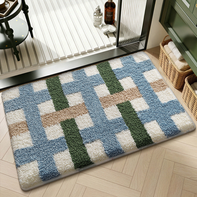 Artistic Abstract Bath Mat Bowlift