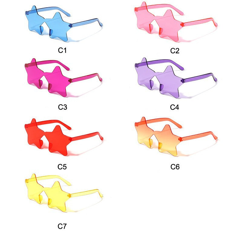 Ladies Star-Shaped Sunglasses Bowlift