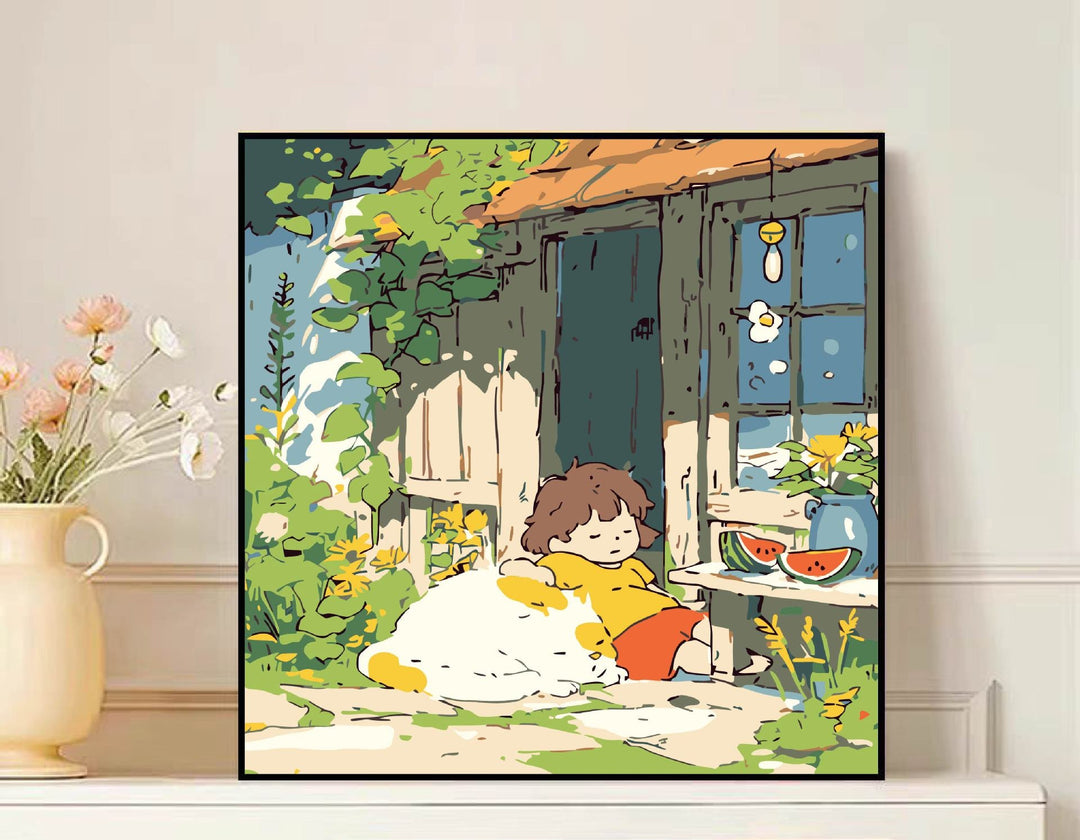 Scenic Mountain Landscape Canvas Art Bowlift