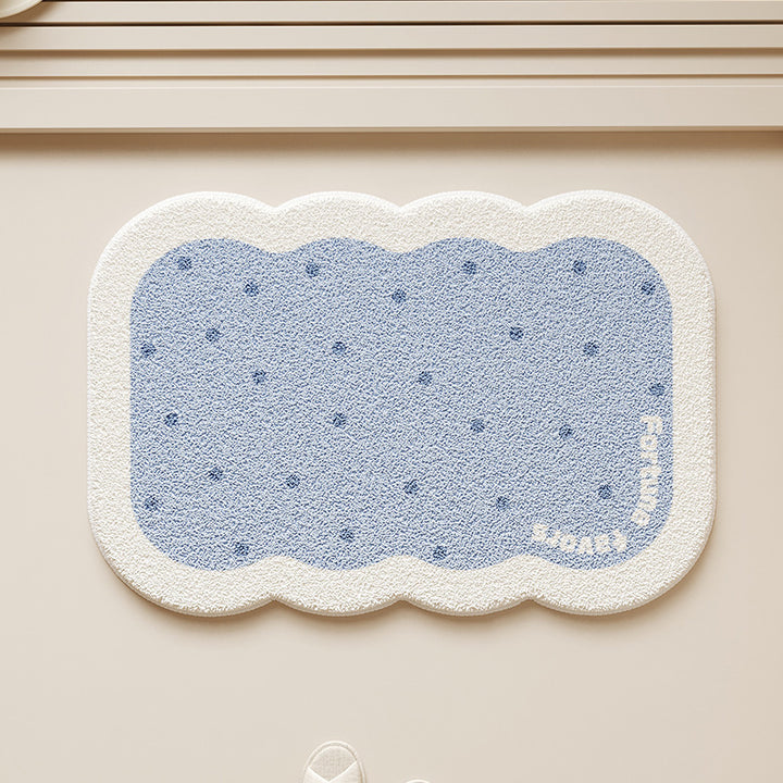 Soft Textured Decorative Bathroom Mat Bowlift