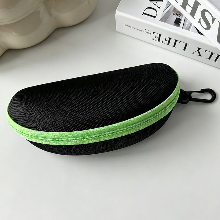 Protective Semi-Rigid Zippered Sunglasses Case with Carabiner Bowlift