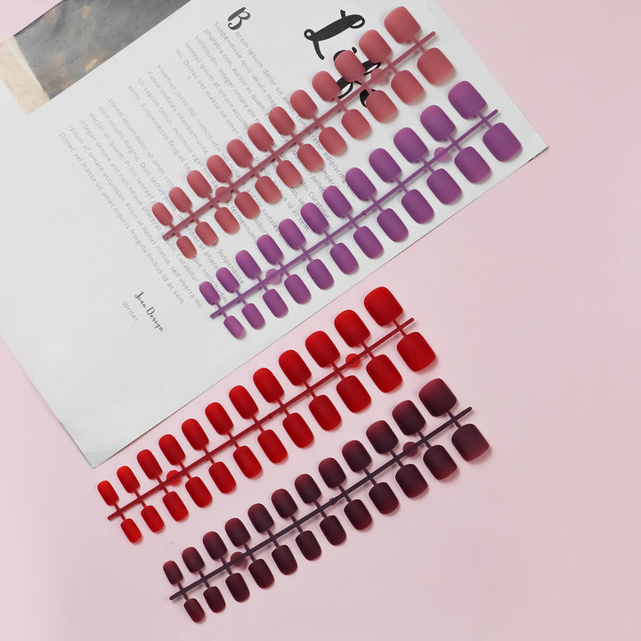 Matte Finish Press-On Nail Tips Bowlift