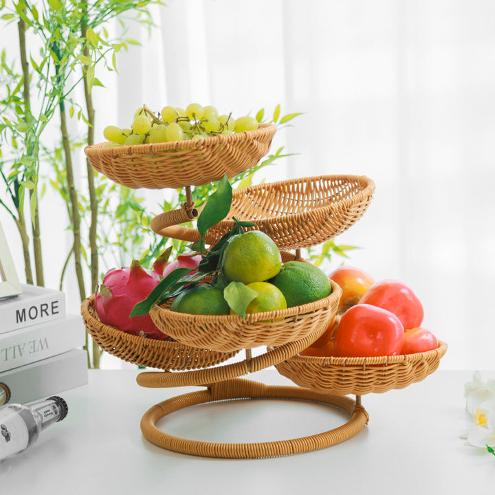 Multi-Tiered Decorative Fruit Display Bowlift