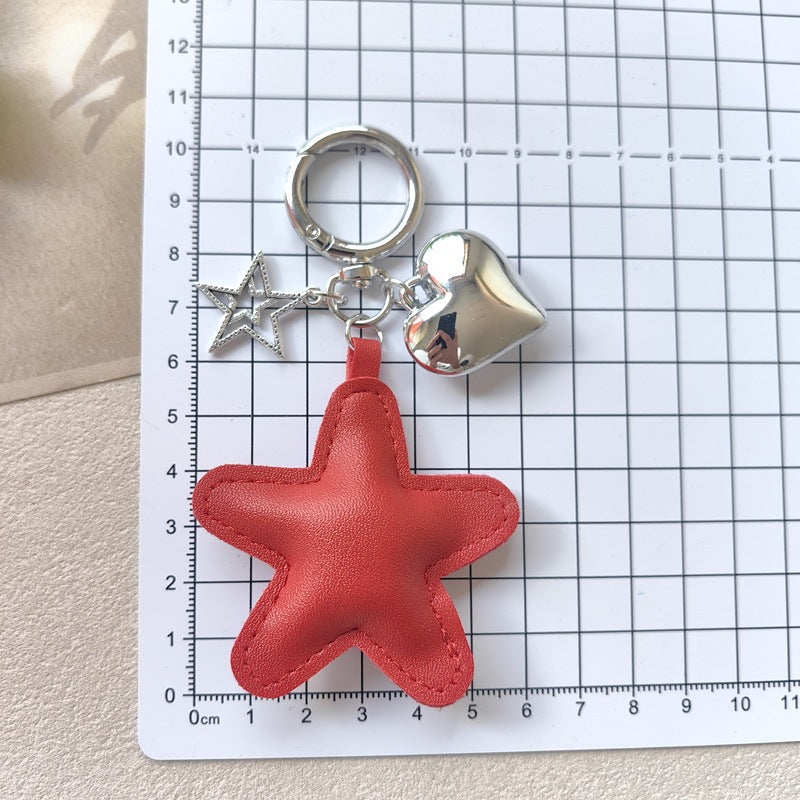 Keychain with star and heart design Bowlift