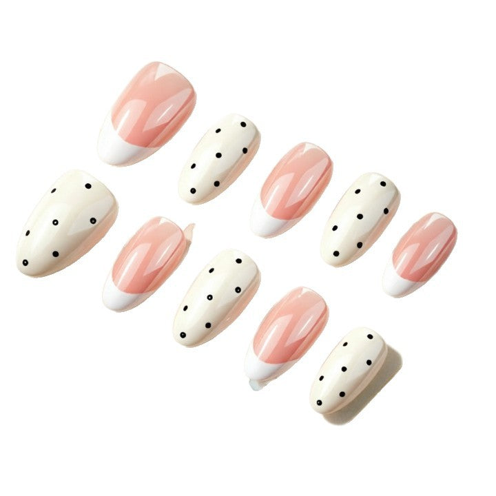Artificial nails with Polka Dots Bowlift