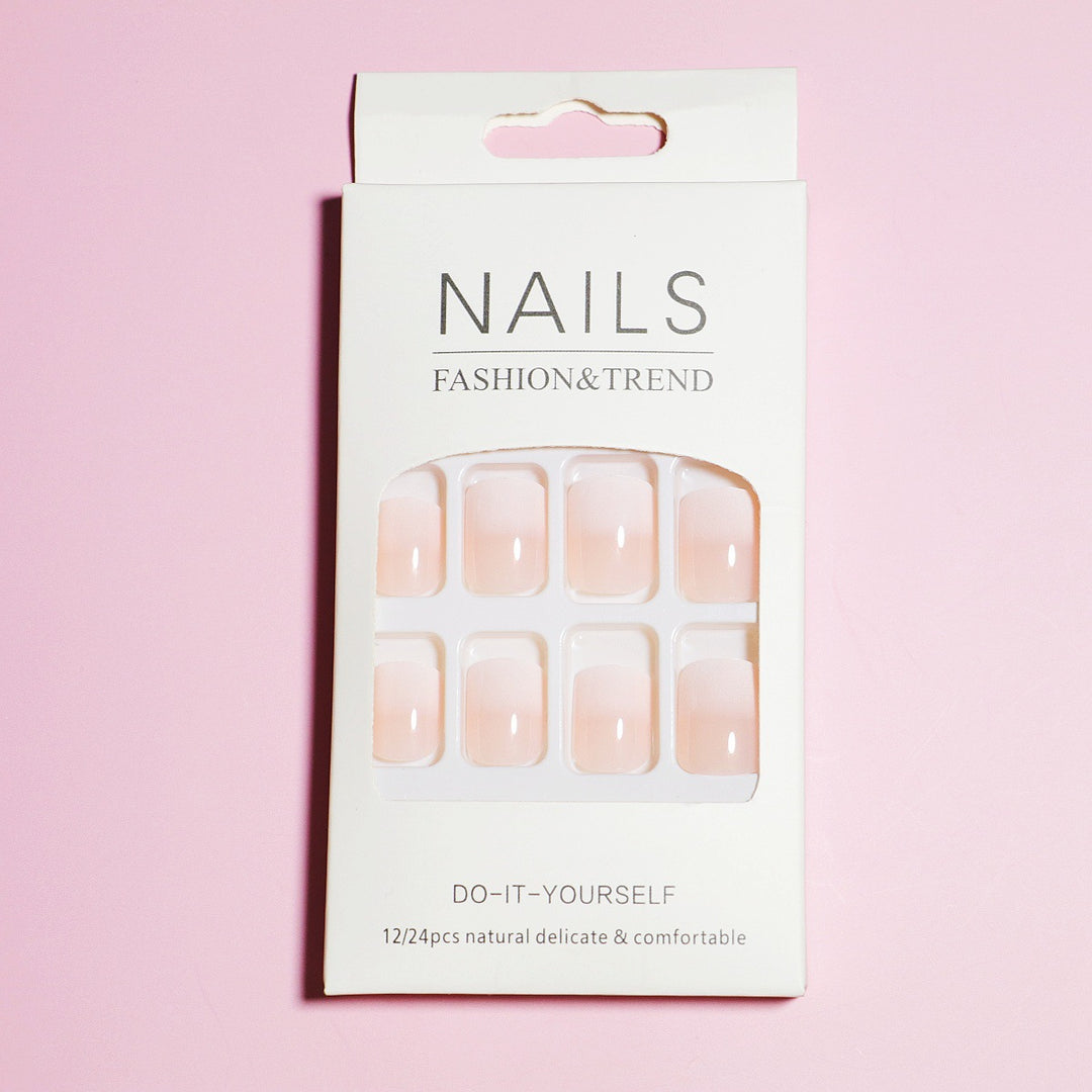 Glossy Press-On Nail Set Bowlift