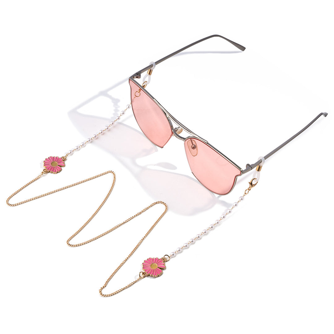 Floral Design Eyewear Chain Bowlift