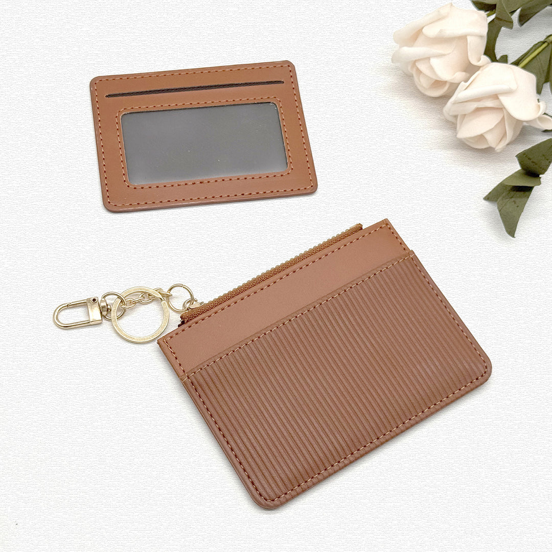 Minimalist Zippered Card Holder