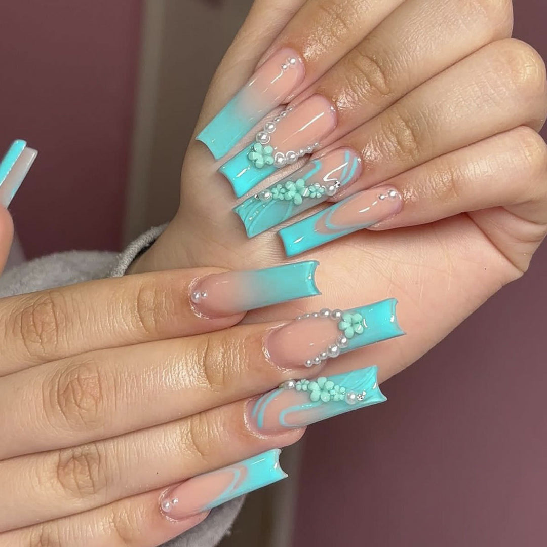 Elegant Decorative Acrylic Nail Extensions Bowlift