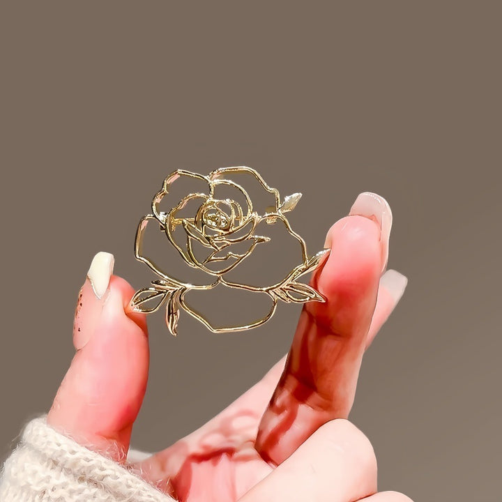 Elegant Rose Brooch Bowlift