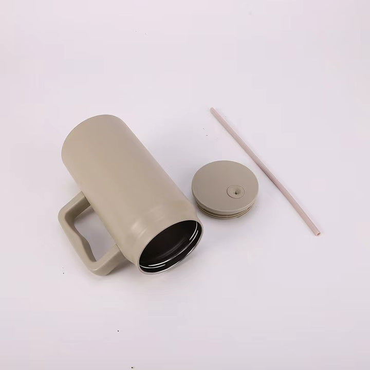 Women's Insulated Drinking Cup with Handle and Straw Bowlift
