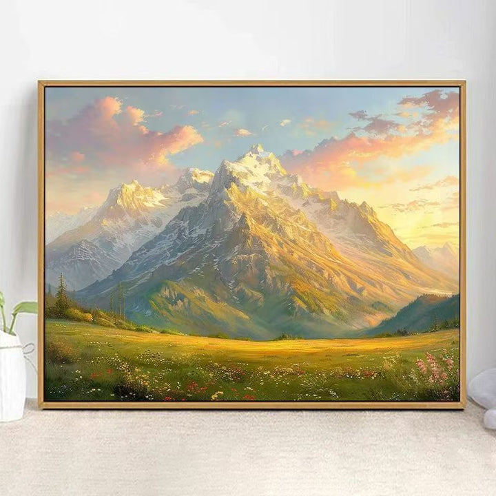 Majestic Mountain Landscape Art Print Bowlift