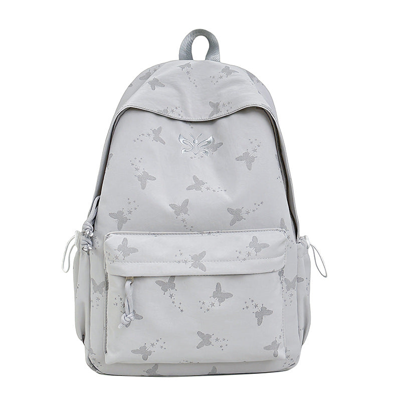 Stylish Butterfly-Print Backpack