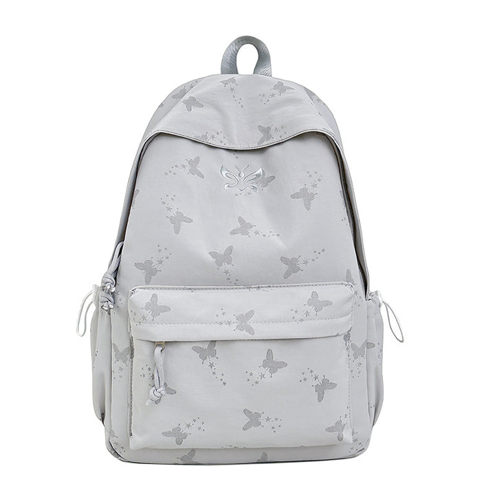 Stylish Butterfly-Print Backpack