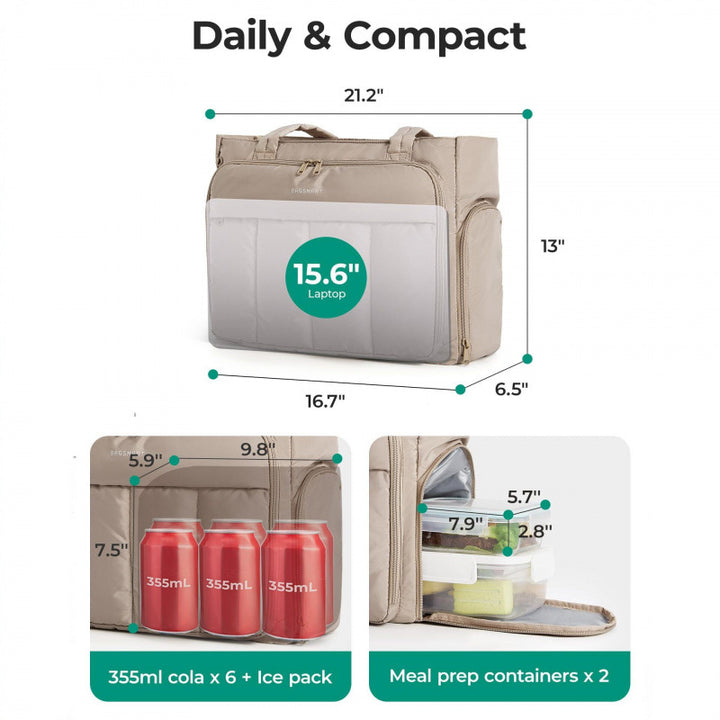 Multifunctional cooler bag with organizer pockets Bowlift