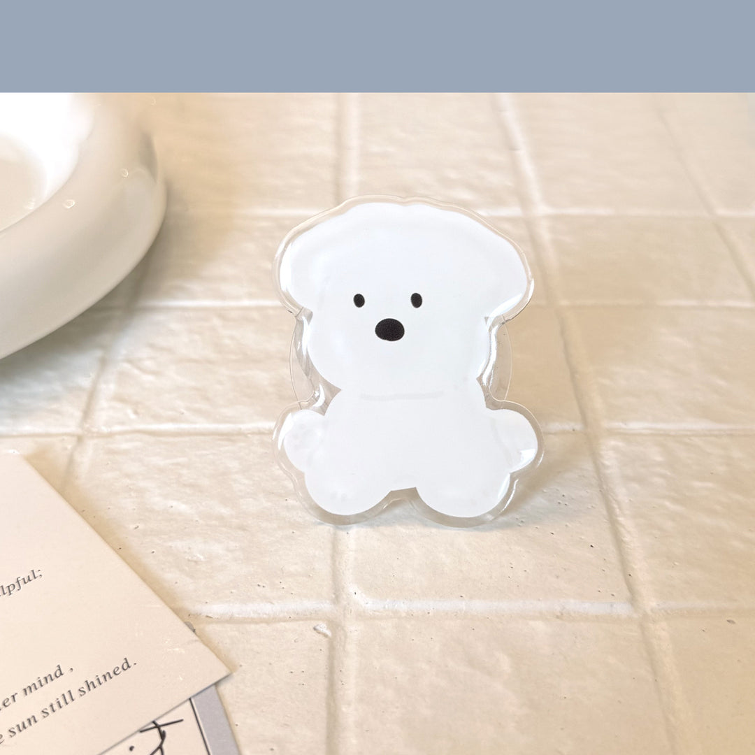 Cute animal motif refrigerator magnet Bowlift