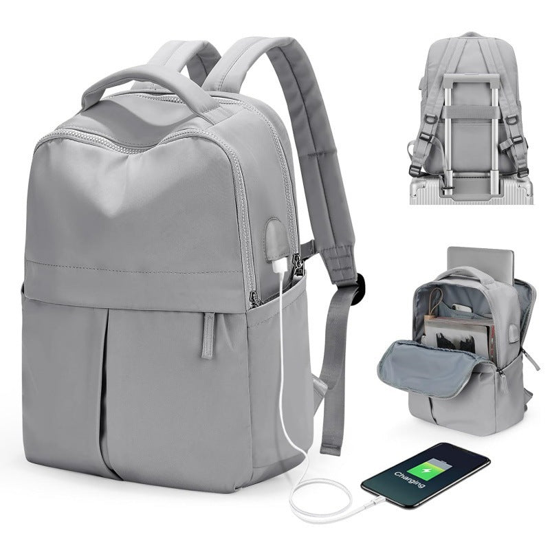 Multifunctional Laptop Backpack with USB Port and Versatile Compartments Bowlift