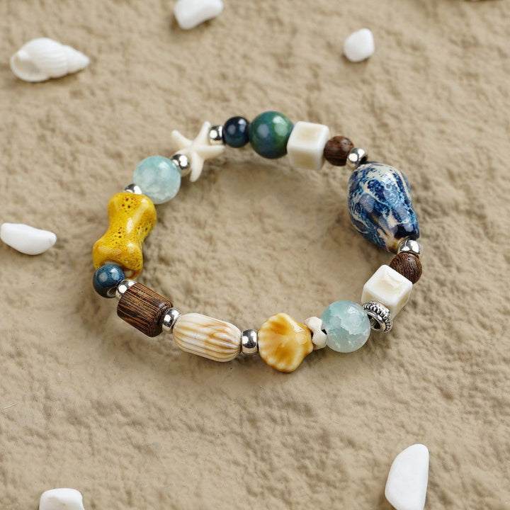 Heart-Shaped Beaded Bracelet Bowlift