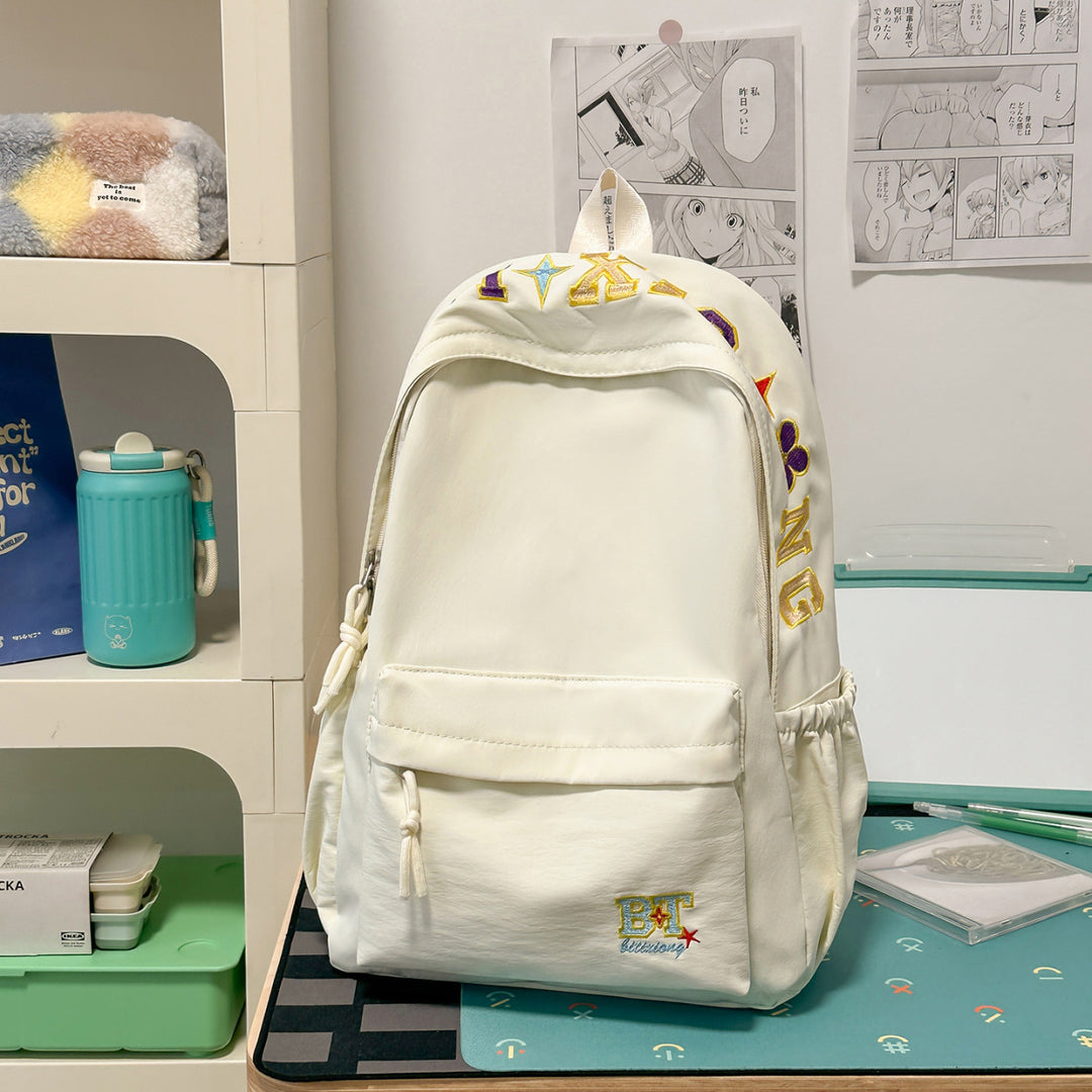 Stylish Embroidered Backpack