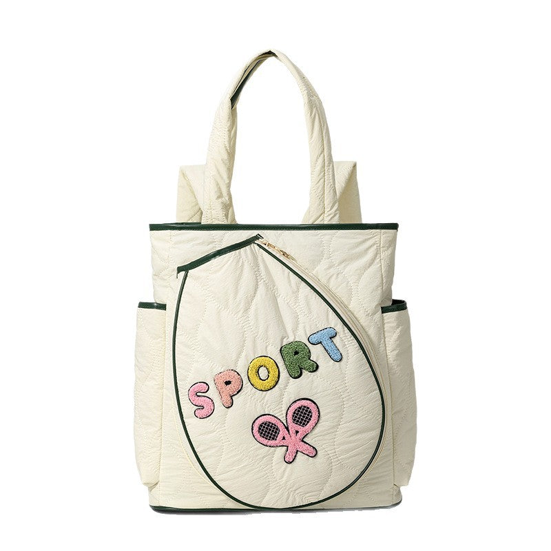 Sporty Multi-Pocket Tote Bowlift