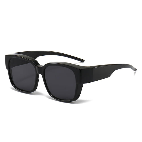 Women's stylish rectangular sunglasses with yellow lenses Bowlift