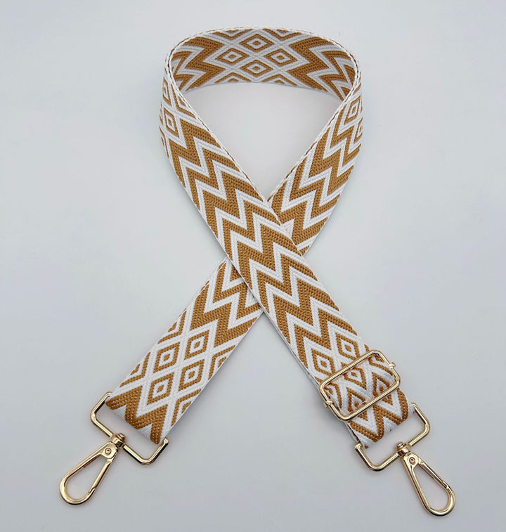 Adjustable Patterned Bag Strap Bowlift