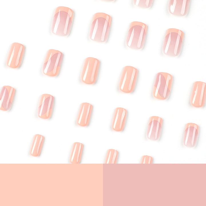 Gel Nails with Elegant Design Bowlift