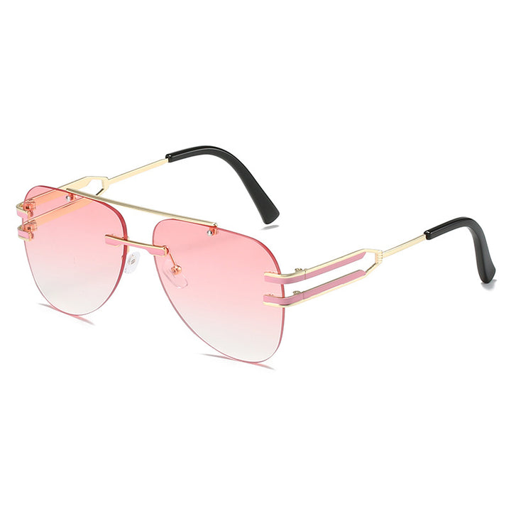 Futuristic Aviator-Style Sunglasses Bowlift