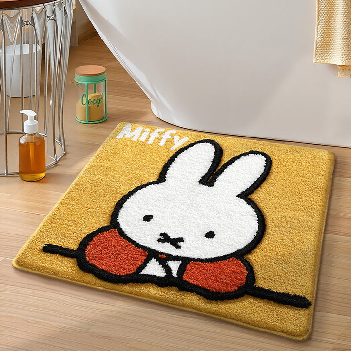 Cute Cartoon Bunny Bath Mat Bowlift