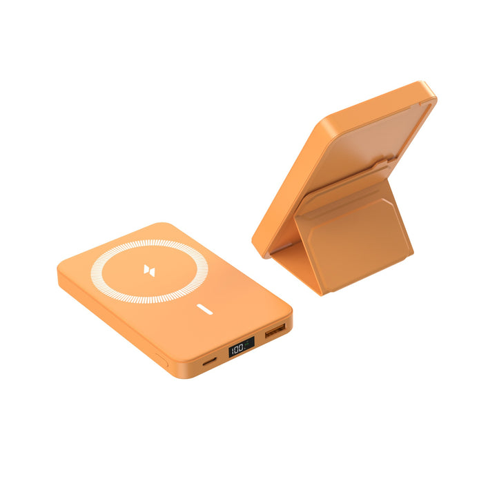 Magnetic Wireless Powerbank with Integrated Stand Function Bowlift