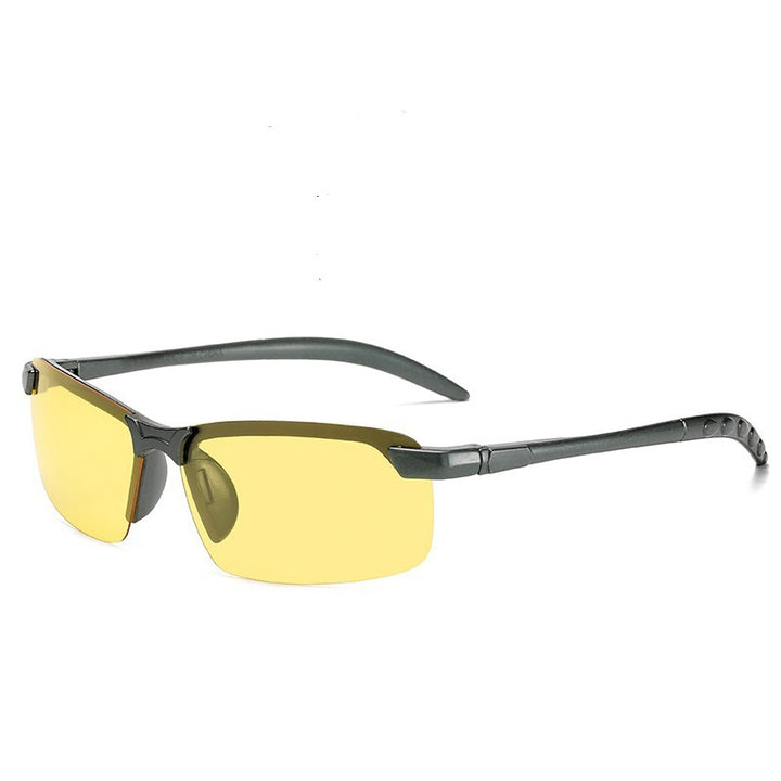 Men's sporty sunglasses with polarized lenses and flexible frame Bowlift