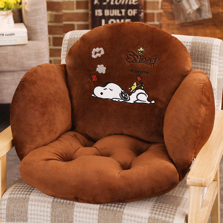 Plush seat cushion with cute bear motif Bowlift