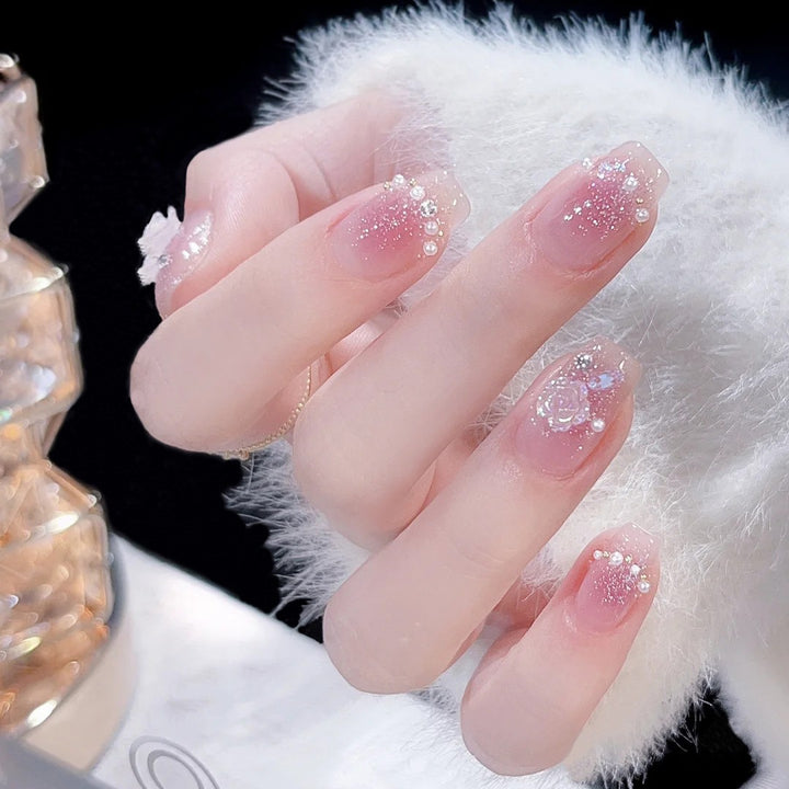 Artificial Art Nails with Moon and Star Design Bowlift