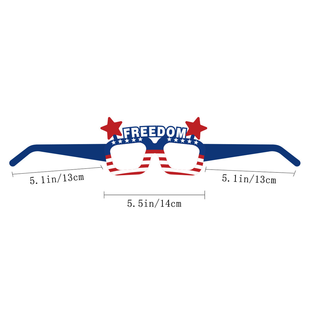 Women creative photo glasses for patriotic celebrations Bowlift