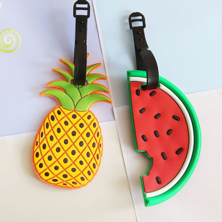 Unisex Novelty Strawberry-Shaped Luggage Tag Bowlift