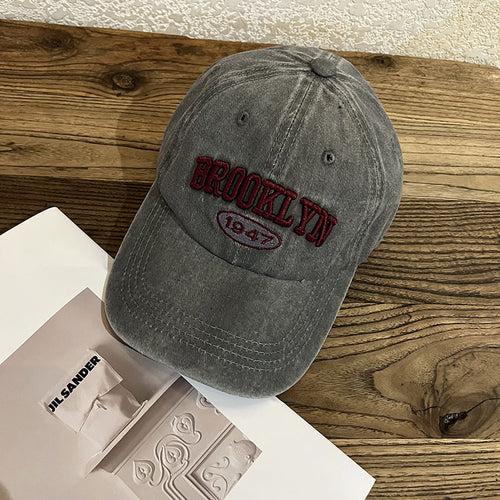 Vintage-Inspired Distressed Baseball Cap