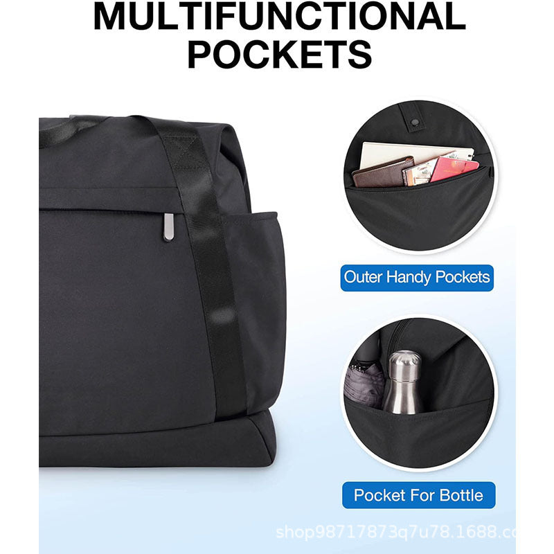 Spacious sports travel bag with multifunctional interior layout Bowlift