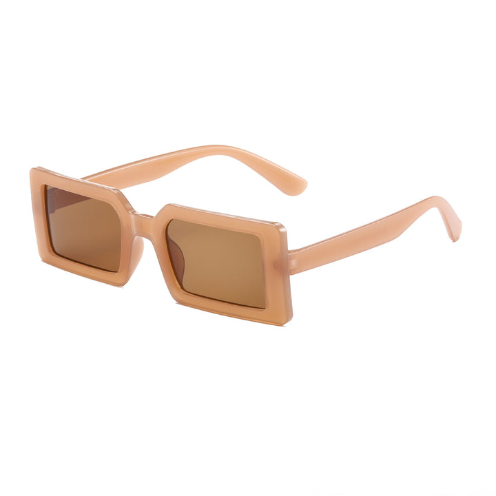 Women's fashionable square sunglasses with coordinated frame Bowlift