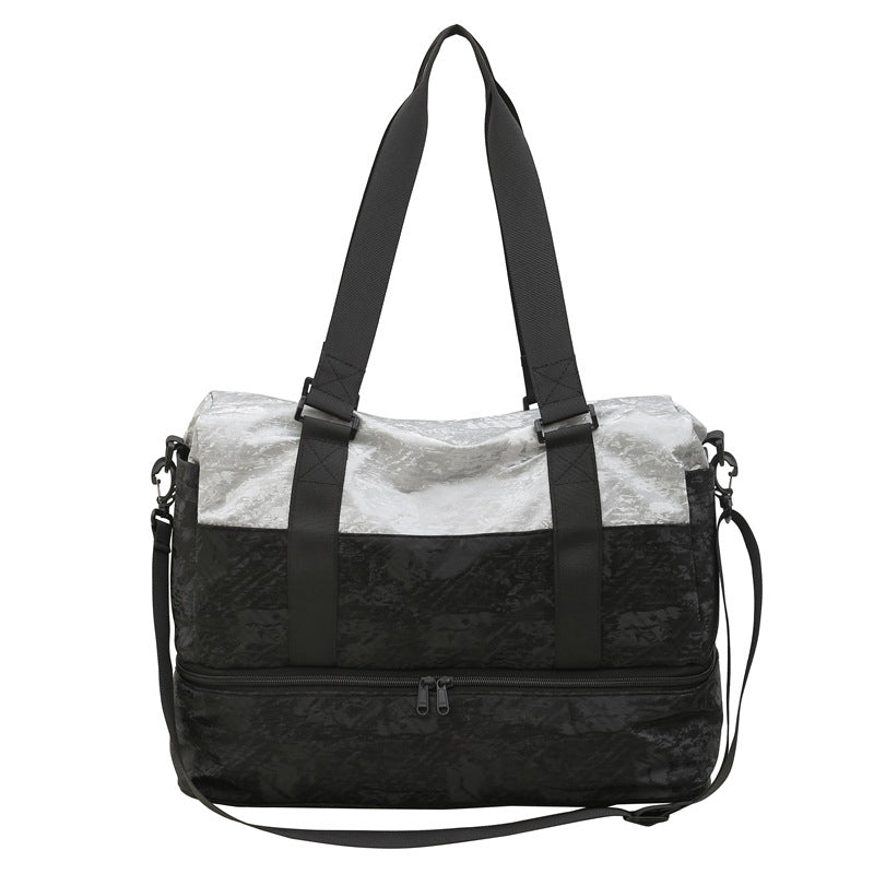 Versatile Dual-Compartment Duffle Bag Bowlift