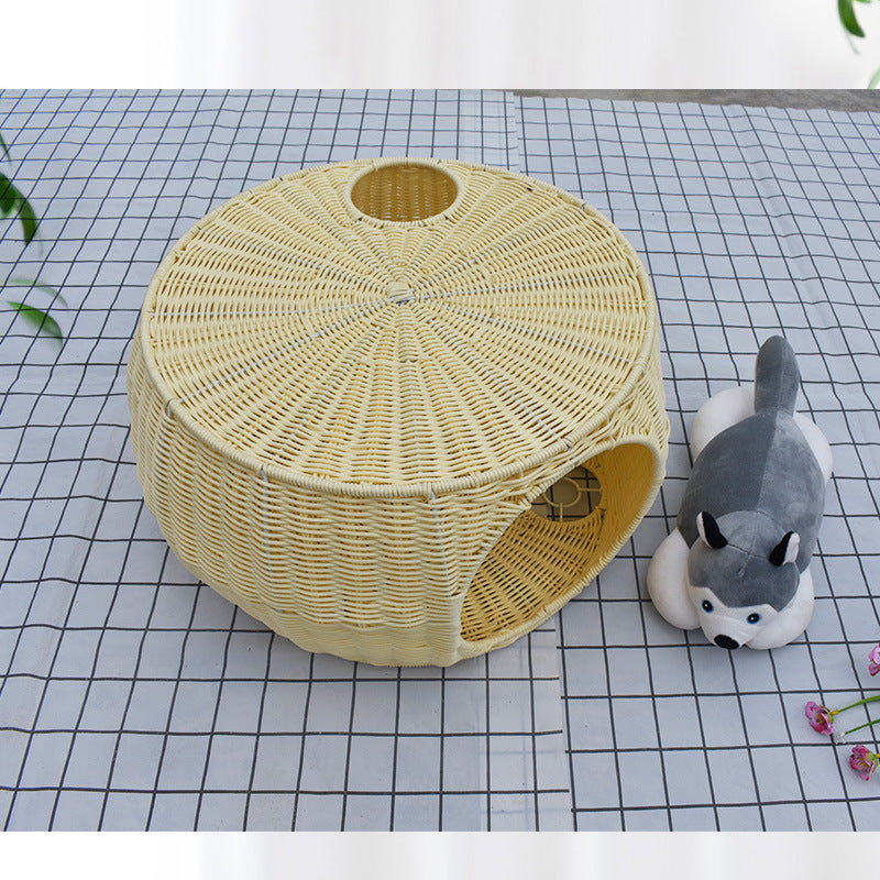 Stylish Woven Pet Furniture Bowlift