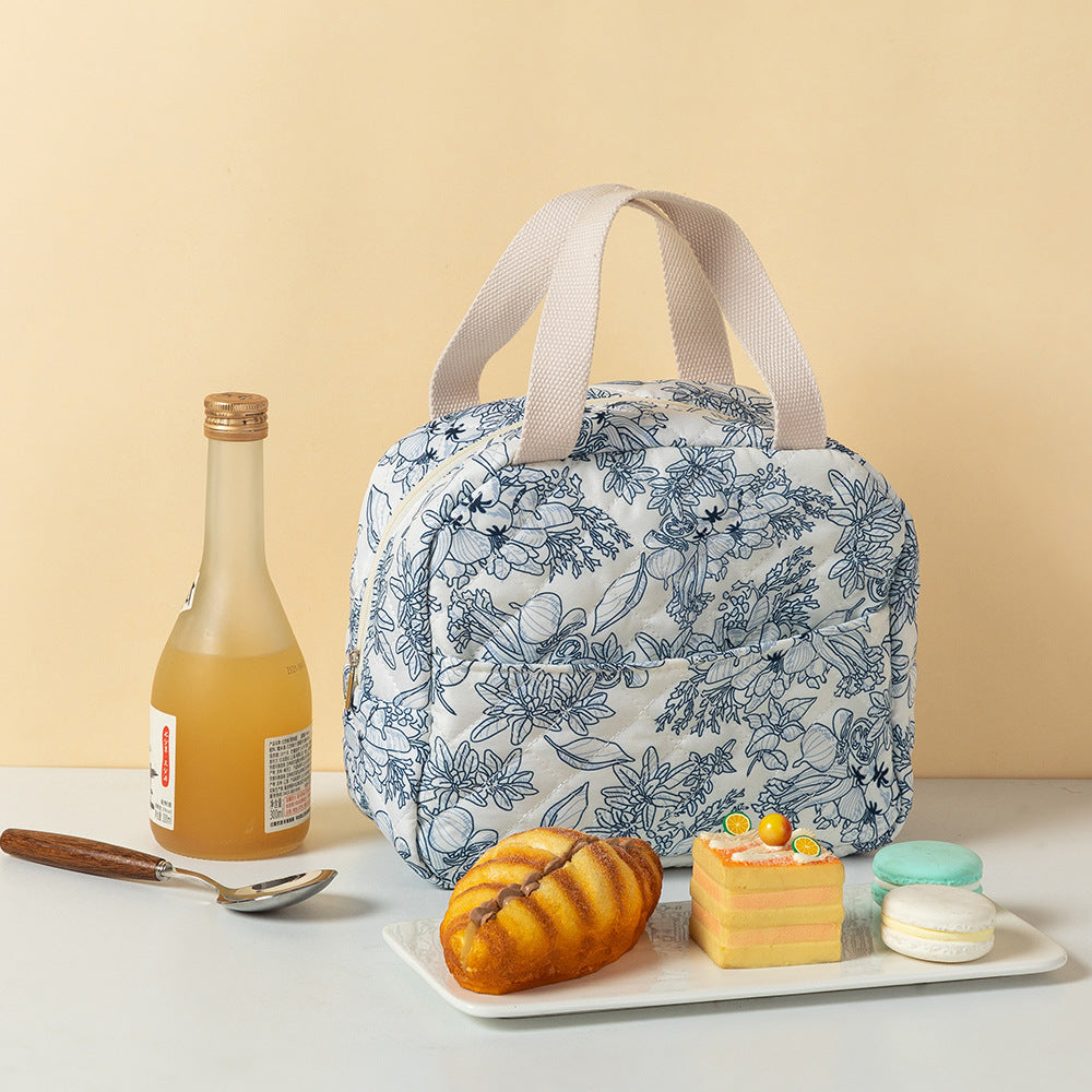 Floral Print Insulated Lunch Bag Bowlift
