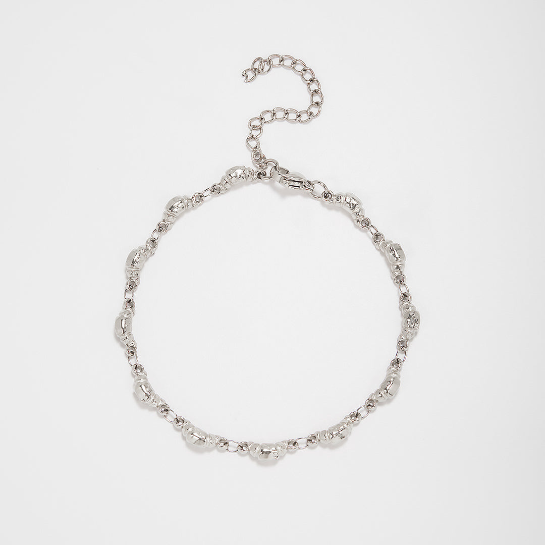 Intricate Textured Chain Bracelet Bowlift