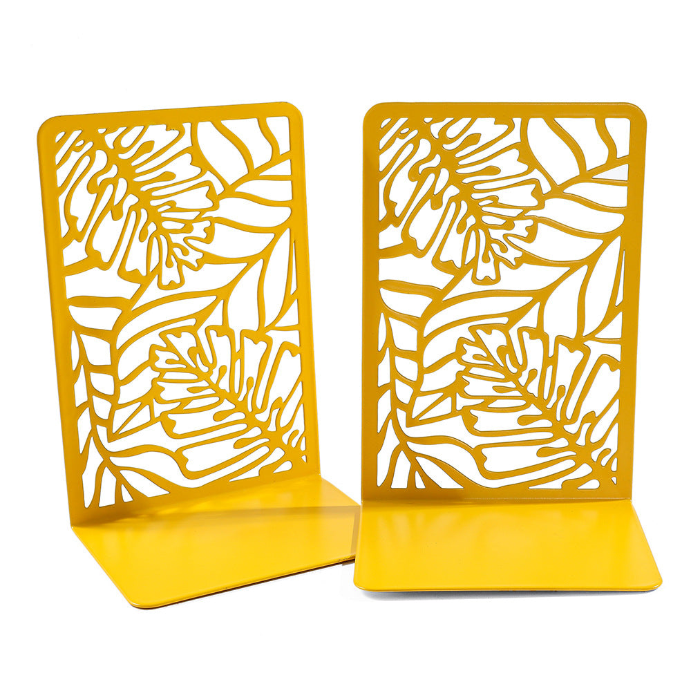 Decorative Plant-Themed Bookends