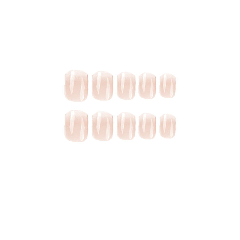 Elegant Nail Art in Natural Ombre Style Bowlift
