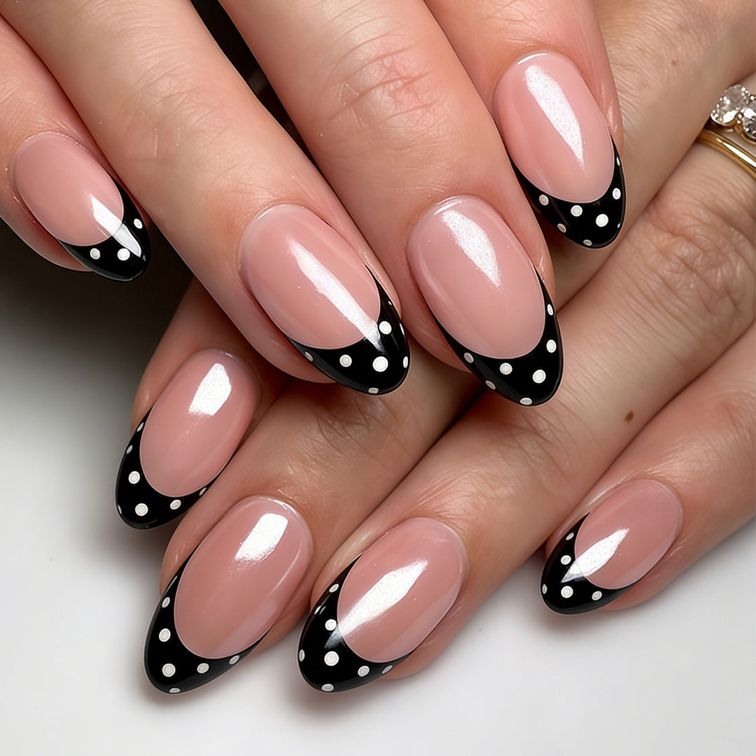 Designer French Tip Nail Art Bowlift