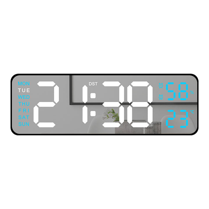 Digital Multifunctional Alarm Clock with Temperature and Hygrometer Display Bowlift