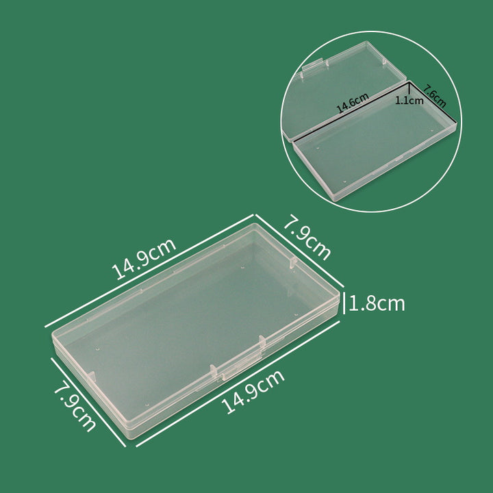 Transparent Craft Supply Storage Box Bowlift