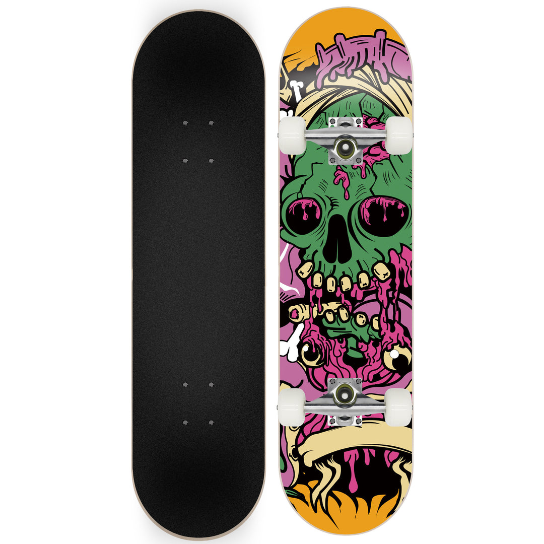 Skateboard with Galaxy Design Bowlift