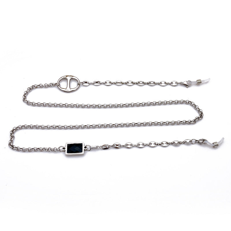 Elegant glasses holder chain with noble pendant Bowlift